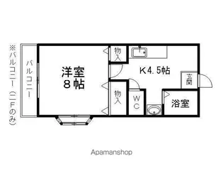 フレンディハイツ小池【2階】の間取り