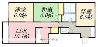 マンション北斗富岡Ⅱ【203号室】の間取り