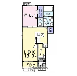 エクセレント アークⅡ【1階】の間取り
