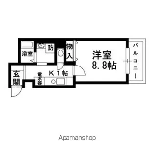 レジデンス富久寿【205号室号室】の間取り