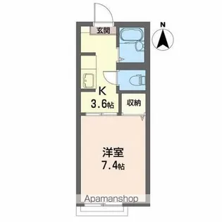 シエル21【203号室】の間取り