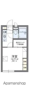 1Kの間取り画像
