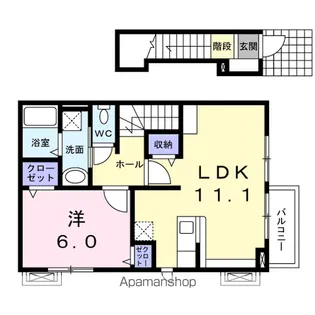 ジョイハウス【2階】の間取り