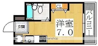 シティホームズ針中野パートⅡ【1階】の間取り