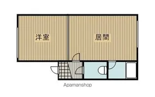 クレソンF【206号室】の間取り