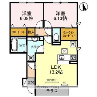 Belpino OgotoⅡ【1階】の間取り