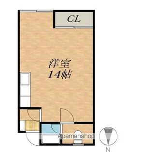 ノースコートⅡ【3階】の間取り