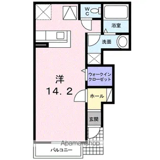 サン・ルーム永国【1階】の間取り