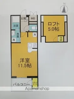 セントヒルズ横川新町【2階】の間取り