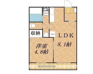 ガーデンアネシス【3階】の間取り
