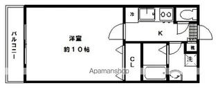 ラフォンターナ【103号室】の間取り