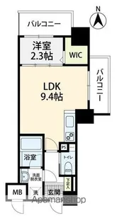 ノア吉塚【4階】の間取り