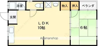 有楽荘【2階】の間取り
