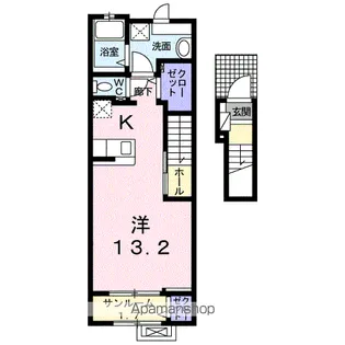 グランフィールド A【2階】の間取り