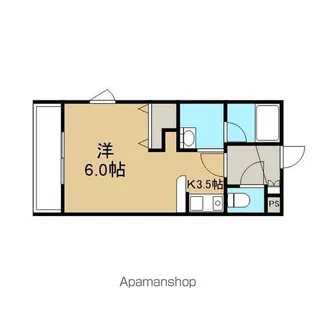 パークコート恵み野【2階】の間取り