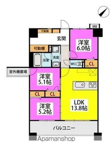 DIA CAFUNE【7階】の間取り