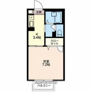 フラットルール.【2階】の間取り