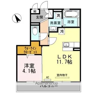 セレブ ジョワ【2階】の間取り