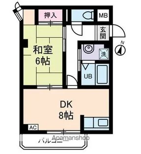 東京都練馬区谷原1丁目【マンション】の間取り