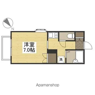ドミールⅡ【201号室】の間取り