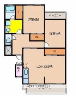 リベーラガーデンⅠ【302号室】の間取り