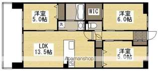 アルファライフ岡大医学部前【8階】の間取り