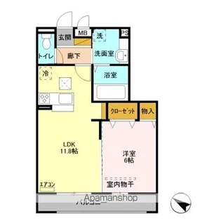 プレミール【1階】の間取り