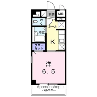 イーストウエノシバ【3階】の間取り