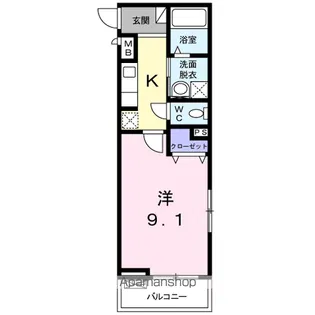アーバン メロウ【3階】の間取り