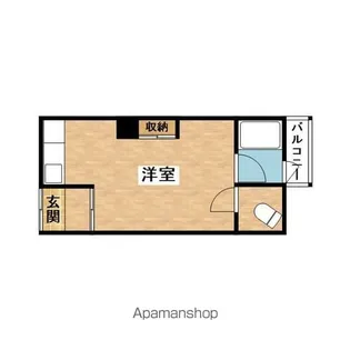 コーポ北之坊【1階】の間取り