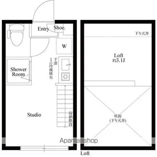 ハーモニーテラス上高井戸Ⅳ【2階】の間取り