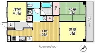 第二ダイヤモンドビル【3階】の間取り