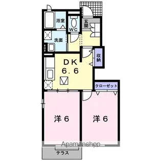 アルモニー・K【1階】の間取り