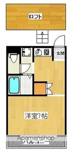 メゾン松島町【1階】の間取り