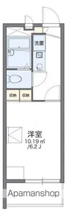 レオパレスMEIKOU【106号室】の間取り