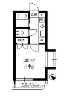 カディカワセⅢ【2階】の間取り