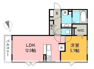 高知県高知市朝倉己【アパート】の間取り