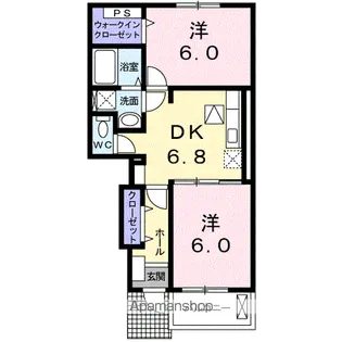 フェイバー ビーエム Ⅱ【1階】の間取り