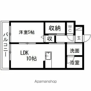 グランメゾンⅡ【5階】の間取り