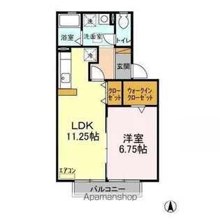 アルカンシェル【2階】の間取り