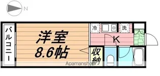 コーポ矢切【2階】の間取り