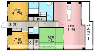 アコール隆豊【5階】の間取り
