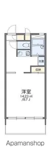 レオパレスヴェルドミールイマイ【2階】の間取り