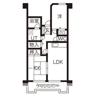 グランドハイリス上社【4階】の間取り