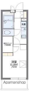レオパレスジェントリーⅡ【3階】の間取り