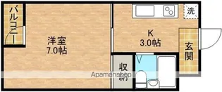 レインボープラザ【4階】の間取り
