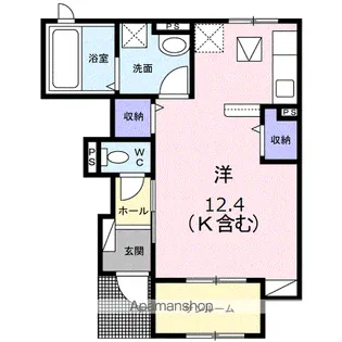 ヴィーナスⅢーA【1階】の間取り