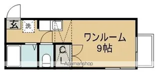 ハミングパークA【205号室】の間取り