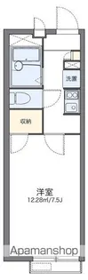 レオパレスメルベーユ泉【2階】の間取り