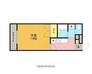 アンプルールフェールYOSHIDA【2階】の間取り
